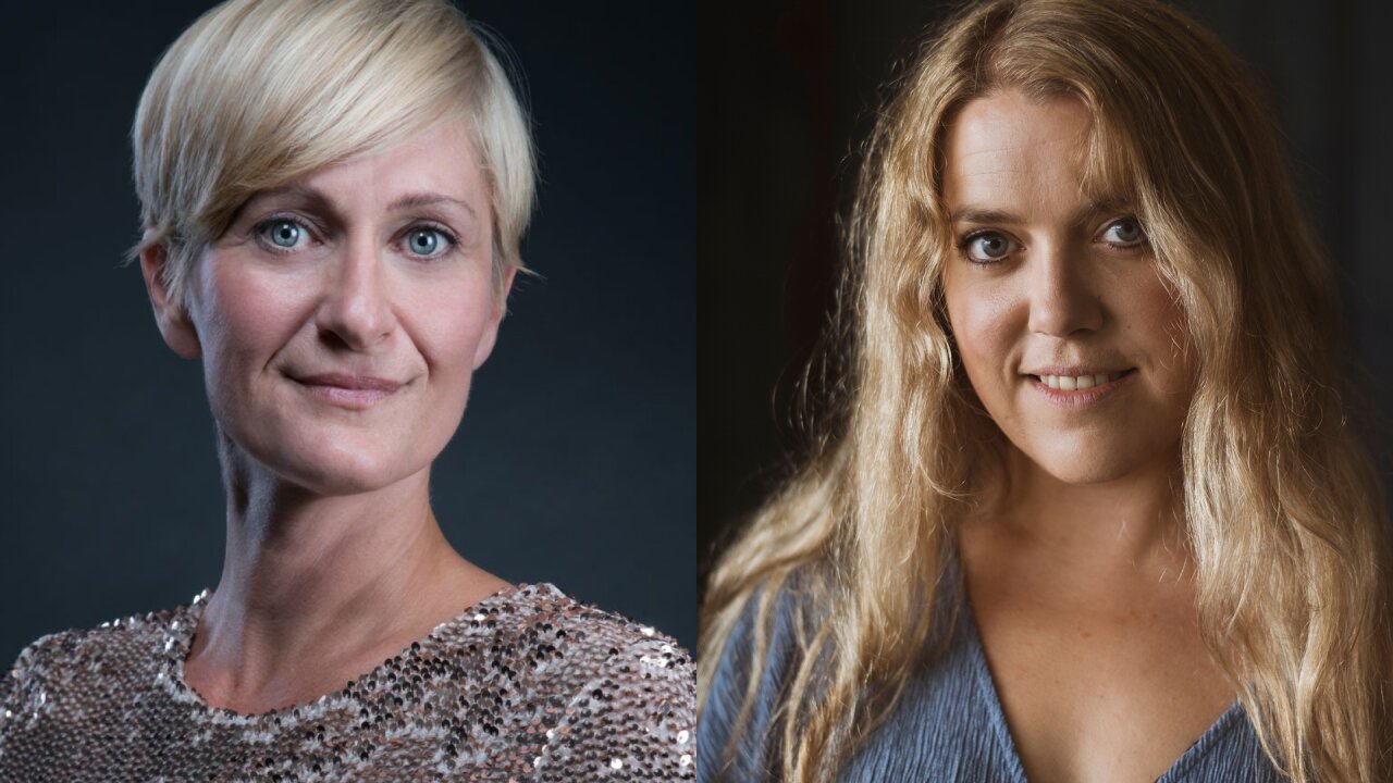 Portrett satt sammen i collage av Nina Gromstad og Ingrid Halle.